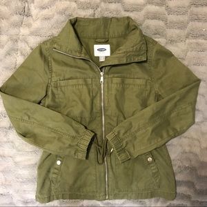 Old navy army green light jacket
